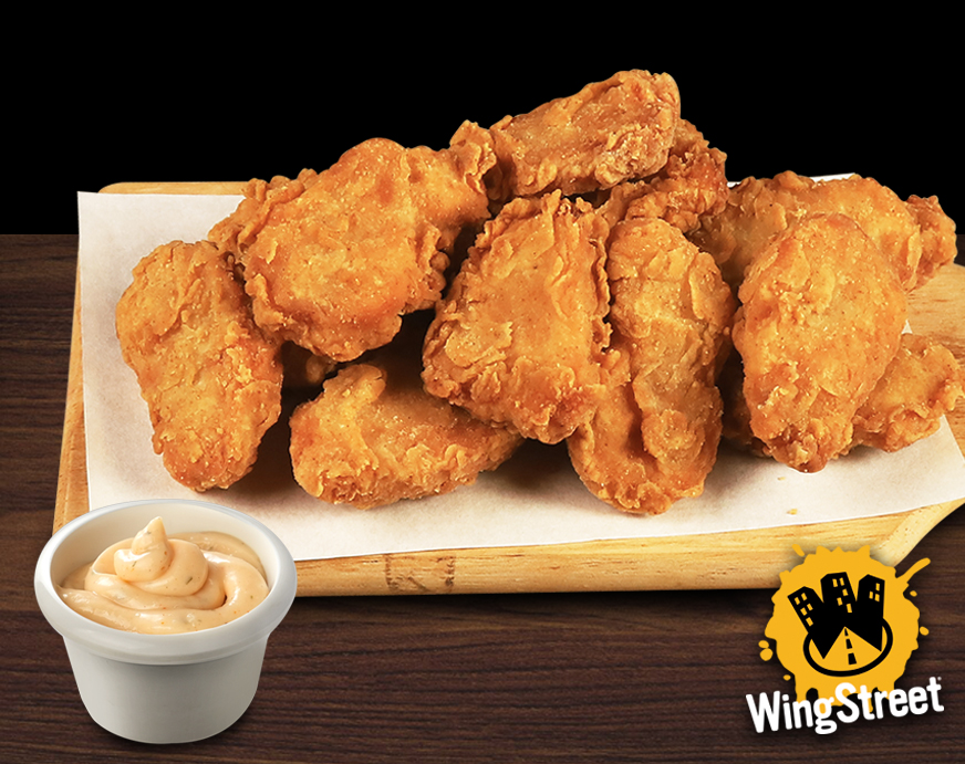 Spicy Nuggets with Honey Butter Sauce