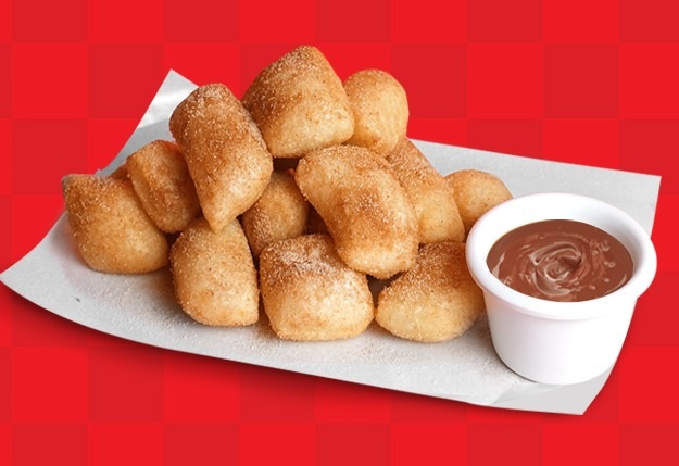 Cinnamon Puff with Chocolate sauce