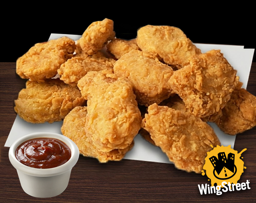 Chicken Nuggets with Sweet & Smoky BBQ Sauce