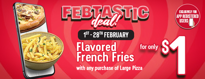 $1 FLAVORED FRENCH FRIES