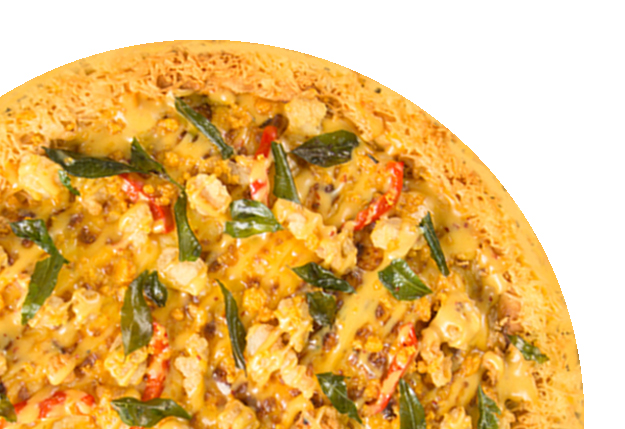 Salted Egg Chicken Pizza